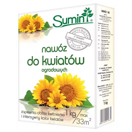 Sumin – Nawóz do kwiatów ogrodowych granulowany 1 kg
