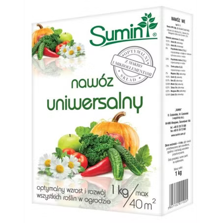 Sumin – Nawóz uniwersalny granulowany do ogrodu 1 kg