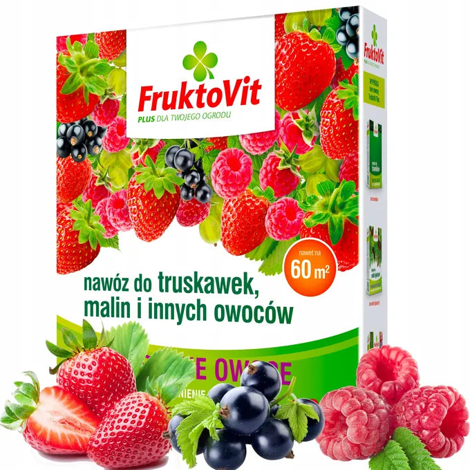 FruktoVit PLUS – Nawóz do truskawek, malin i krzewów owocowych 1,2 kg