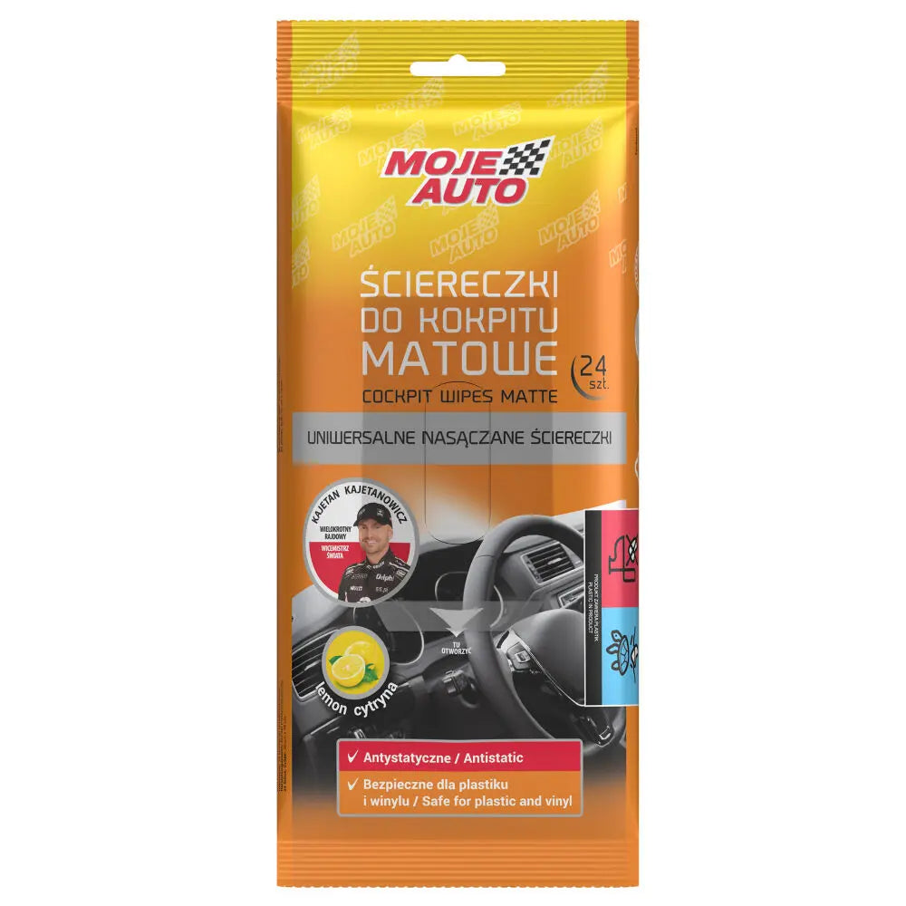 Ściereczki do kokpitu matowe Moje Auto